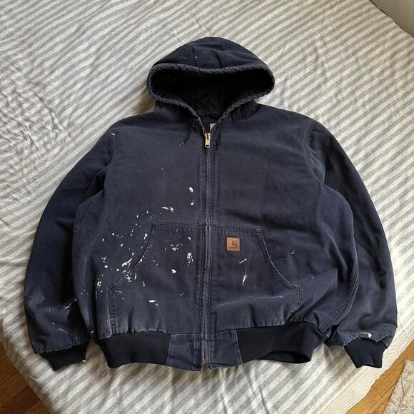 Vintage Oversized Painter Carhartt Hooded J280 Work Jacket - Picture 2 of 8